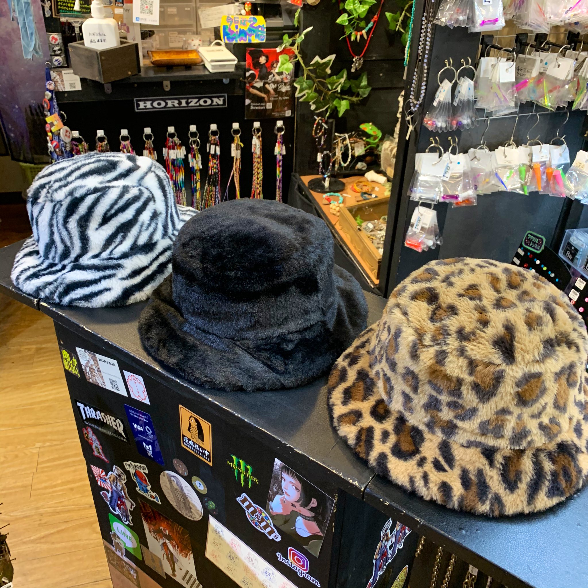 supreme レオパード バケットハット（HIDETRADING PRODUCT