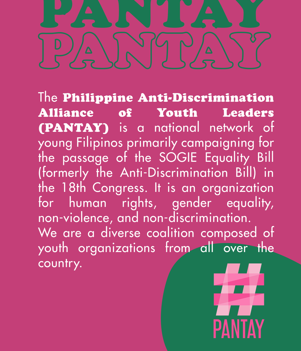 spectrumPH's tweet photo. Spotlight still shining bright here at Spectrum as we take a look at The Philippine Anti-Discrimination Alliance of Youth Leaders (PANTAY)! 

Check out the post and take a look at their socials!
Facebook: https://t.co/V8RrM3uLe1
Email: pantaypilipinas@gmail.com https://t.co/uN3ge5TV8P
