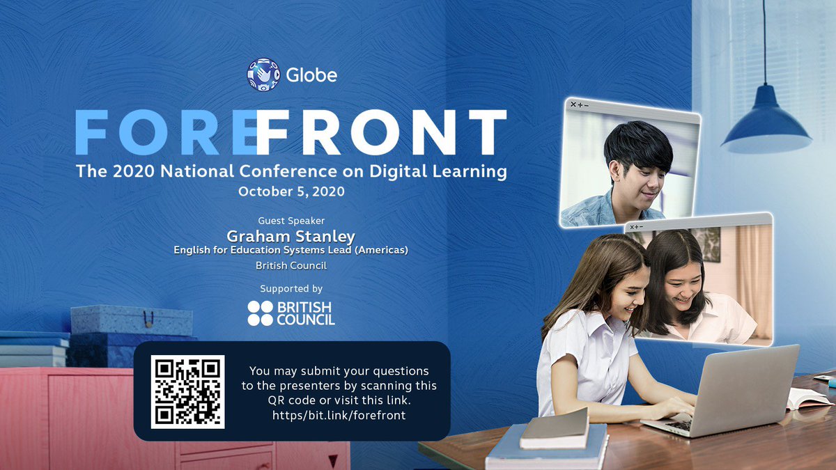Celebrate World Teachers’ Day by attending FOREFRONT: The 2020 National Conference in the Philippines on Digital Learning globe.com.ph/forefront
The British Council’s <a href="/grahamstanley/">Graham Stanley</a> is the plenary speaker.