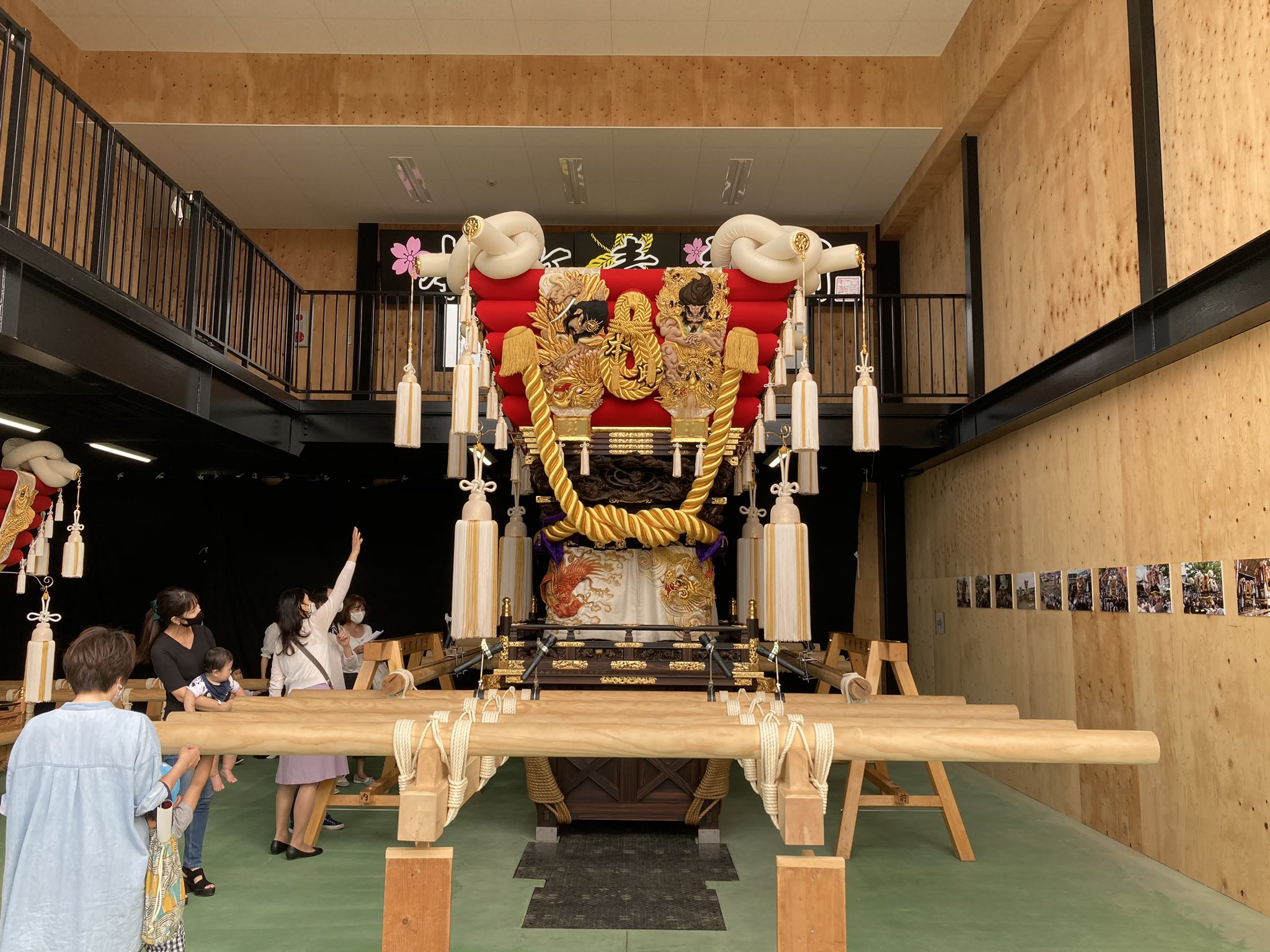 ふとん太鼓 八尾市 高安ふとん太鼓夏祭り。大窪さんに表敬訪問〜。たくさん