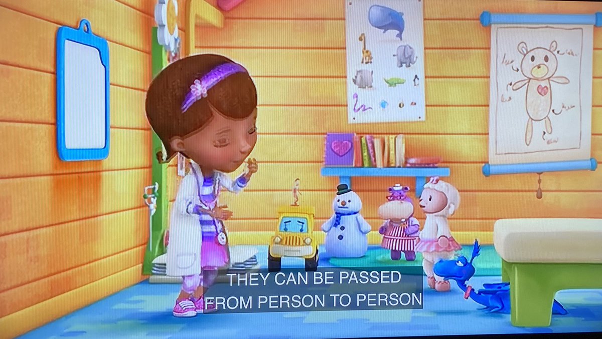 My kid is watching some cartoon series where this plucky child-medico tackles a scary infectious outbreak. Is Doc McStuffins one of your peers  @drvyom? Let’s see how she she handles public health leadership... (1/15)
