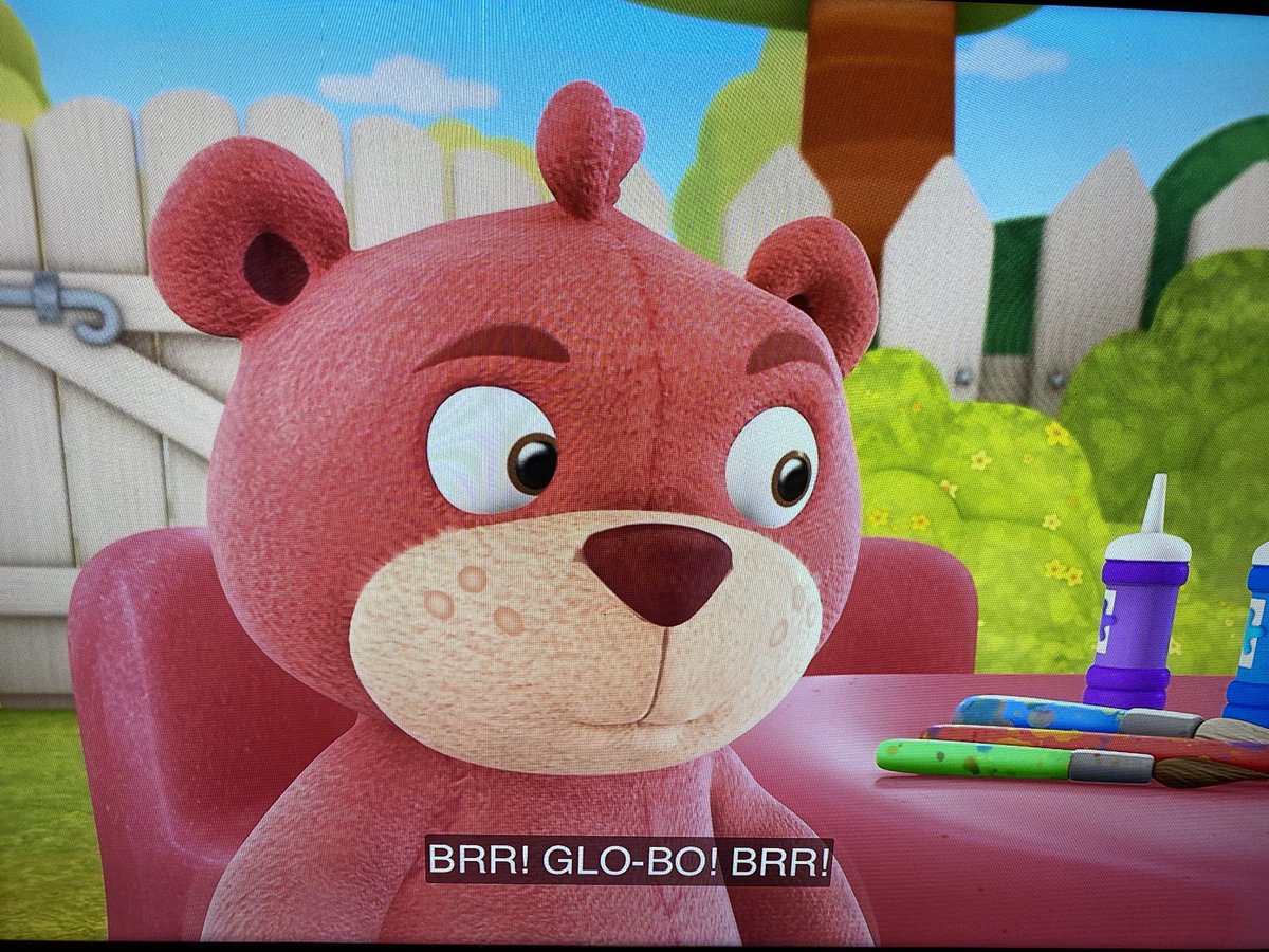 The bear is clearly into it. (These are genuine subtitles on Disney+ ) (9/15)