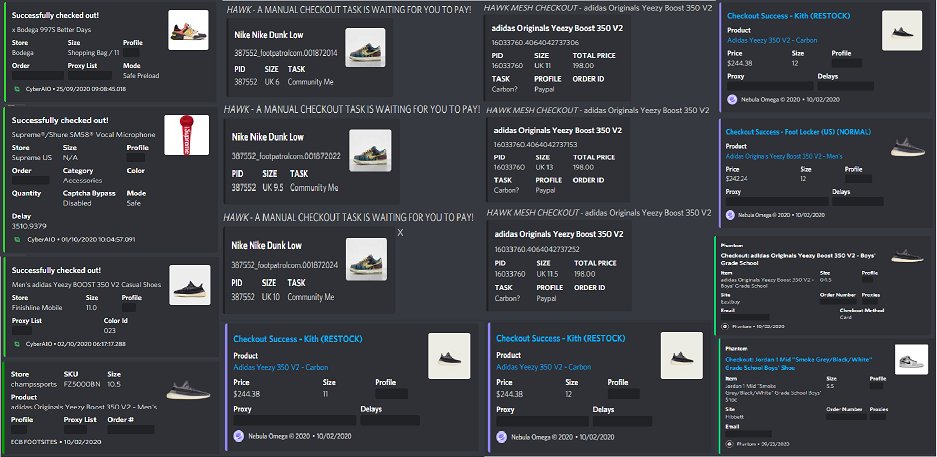 azelphius's tweet image. recent success :)
highlight is 3 community gardens!

Bot(s): @cyberaiosuccess @HawkMesh @easycop
@nebulabots @GhostAIO 

Proxies: @ZenuProxies best in the game

Kings: @RyzeIO @ImperialNotify @AMNotify