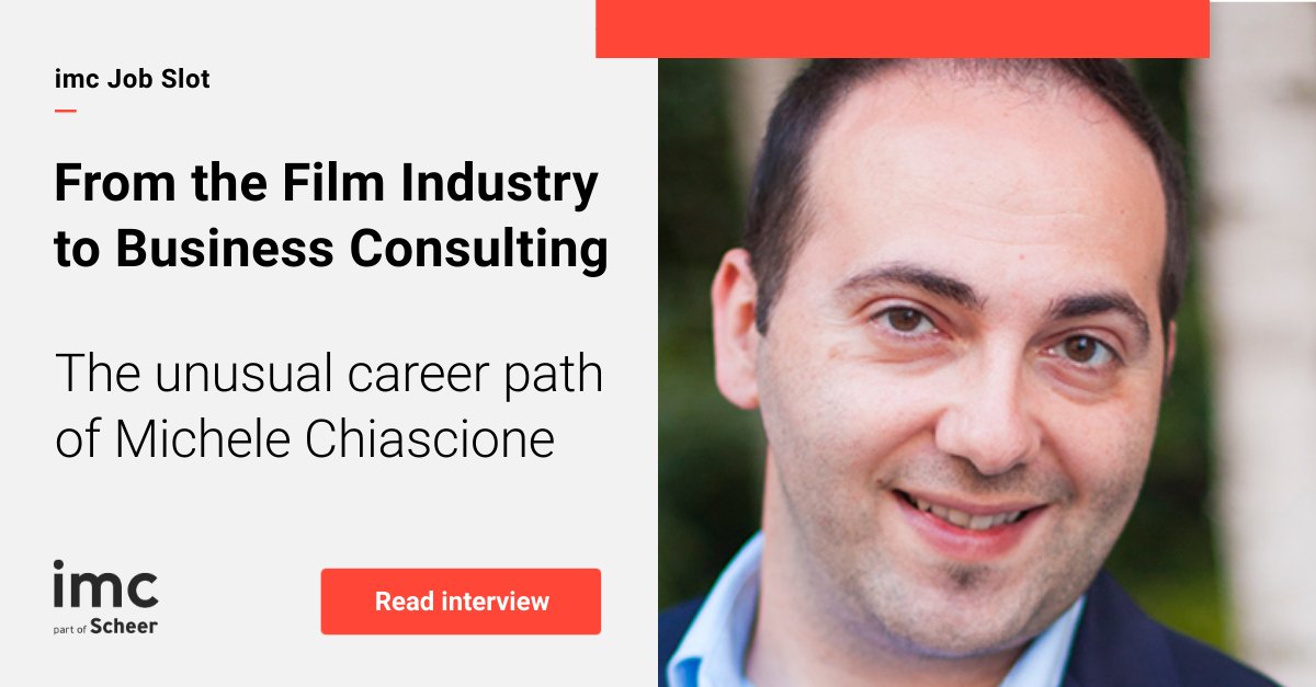 imc_learning's tweet photo. "I help companies to create and build up good things" says #BusinessConsultant Michele. What this means and how he went from #Marketing Management and the Film Industry to his current job, he told us in the latest #JobSlot interview 🎰👉: https://t.co/cUjRlA5FCk
#WeEmpower https://t.co/BCIfbodvy7
