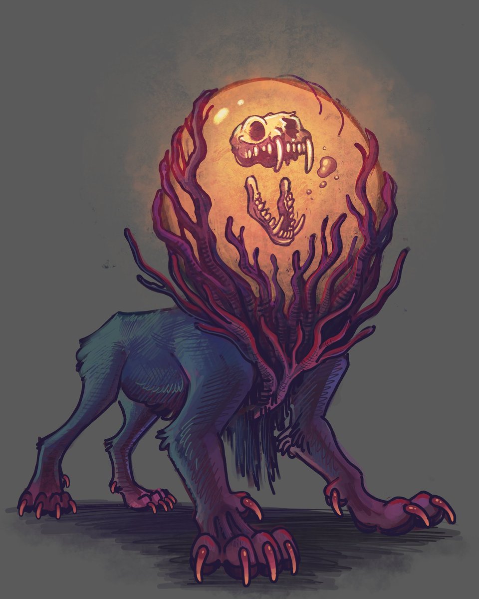 pininkela's tweet photo. Goooood morning, twitter! I have crawled out of my grave to share my first 4 nights of monstober:) I will be combing various organisms and animals each day for the rest of October (or at least aim too)!
#Monstober2020 #monstober #creaturedesign #monsterart #conceptart https://t.co/VwUlvAOKh1