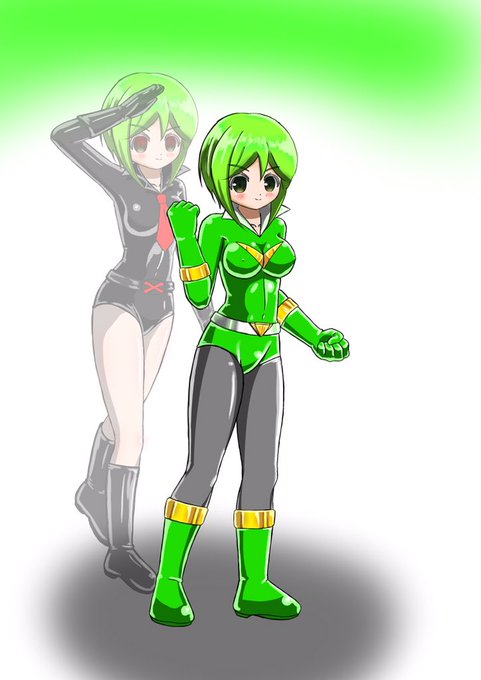 ラスティファイブ、遂に5人目。ラスティグリーン!・・・しかし#戦隊ヒロイン #洗脳 #悪堕ち 