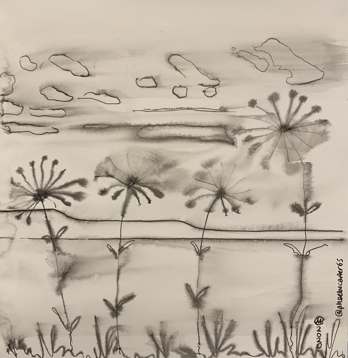 phoebecarter65's tweet photo. I hope you have a good week. Remember those you love...

#Ink and #wash #illustration https://t.co/gFkXfpn96u