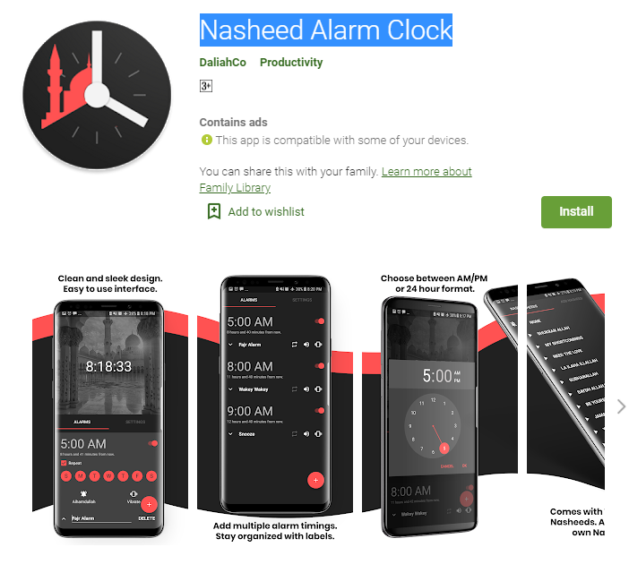 sadik05013796's tweet photo. Nasheed Alarm Clock is good Muslim alarm clock use this app so wonderful
https://t.co/cmlVfQai1a
#goodapp #bestapp #superapp #wonderfulapp #amazingapp #lovelyapp #fantasticapp #nasheedalarm #muslimapp #alarmclockapp #fantasticapp https://t.co/fWJBS1lPhE