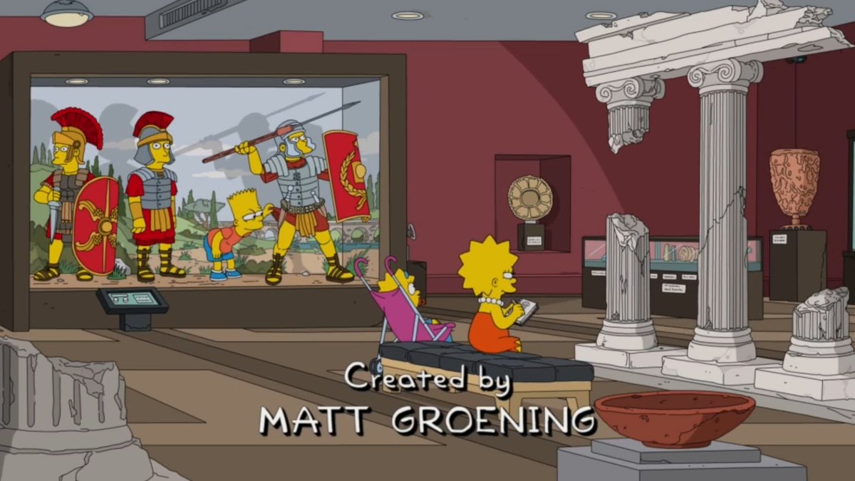 Lisa has potentially her only line of the episode. A sigh of "So ionic!"