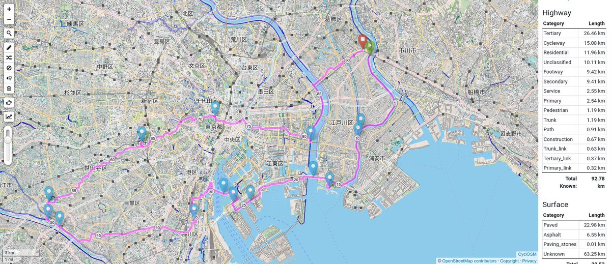 GOwin's tweet image. on #Brouter using the #CyclOSM layer 

Video: youtu.be/u0x8EAf4GSg

#OpenStreetMapInTheWild (2/2)