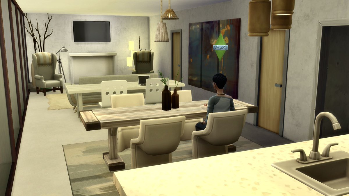 sulsulsera's tweet photo. Firefly House ✨

TWO BEDS
ONE BATH 

Get away from busy sim life distractions. Wash away your worries in Firefly lake or write your next bestseller while taking in the views. 

An experimental build for me, nothing huge, but I love playing with water.

#showusyourbuilds #sims4 https://t.co/qgDjABGXuU