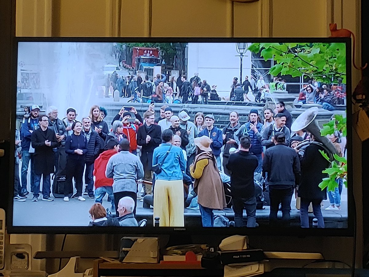 DarkLordOfDance's tweet photo. Anyone spot a familiar face (or familiar Newsie cap) in the last month's episode of #PixarInRealLife based on Coco? Yes, I am making my Disney+ acting debut at long last! https://t.co/7ZZ0REvx6v
