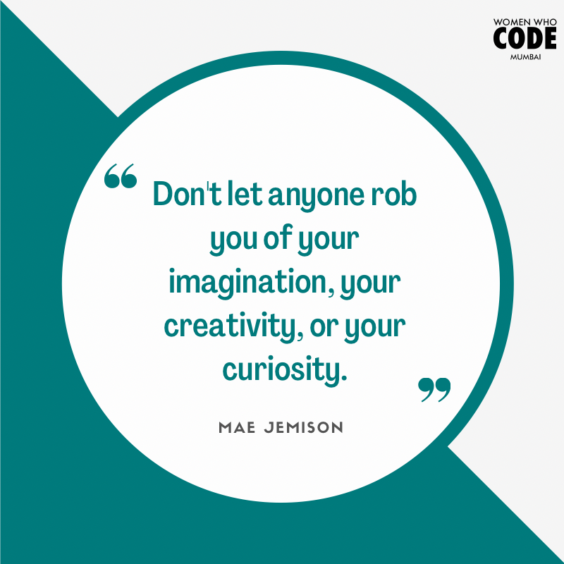 teamWomenXCode's tweet photo. Live out your imagination, use that creativity and unleash your curiosity!
#mondaymotivation #motivation #motivationalquotes #imagination #creativity #curiosity #life #womenwhocode #wwcm #wwcodemumbai #womentech #womeninspiringwomen #tech #community #engagement #inspire https://t.co/kk1cLELlOa