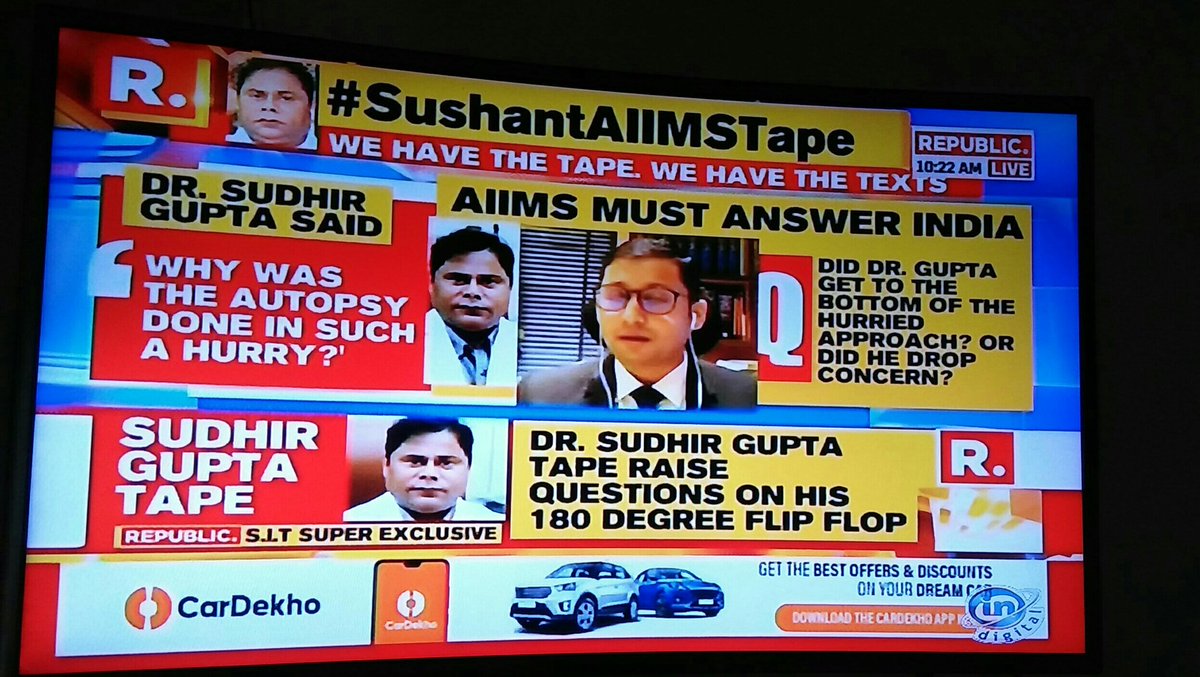 DivyaDee's tweet photo. Massive Expose @republic @Republic_Bharat
#DrSudhirGupta #AIIMS Truth
#bollywooddrugsgang ran fake PR mocked #Warriors4SSR
We #WarriorsRoar4SSR
#SushantConspiracyExposed #SushantTruth #SushantJusticeNow #Satyagraha4SSR 
#Janandolan4SSR
#AIIMSBeFairWithSSRReport
#AIIMSDontShameSSR https://t.co/8tpZ5SqpXR