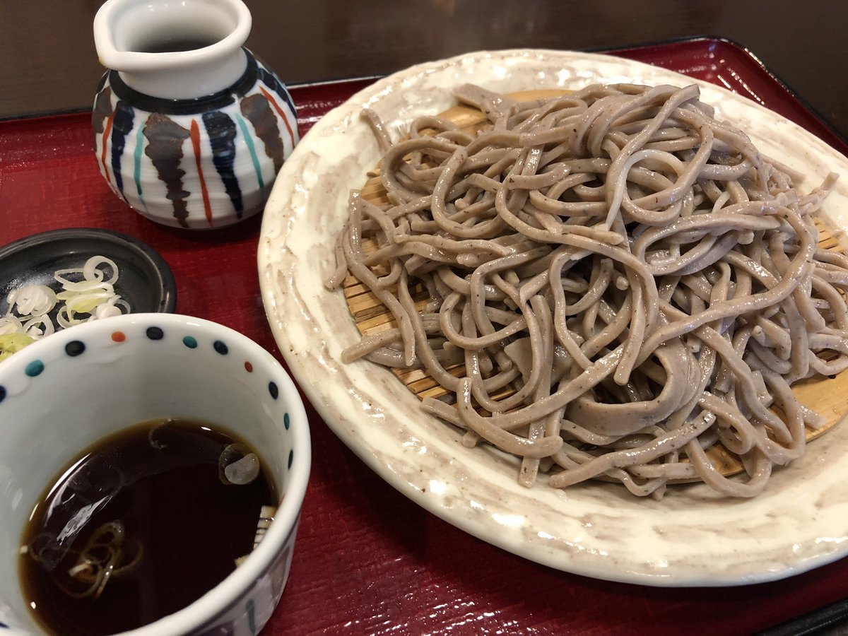 sunapon's tweet image. 通勤途中に市内でランチなう。
おいしい！

#手打ちそばやまびこ
#田舎そば #越谷市 #そば