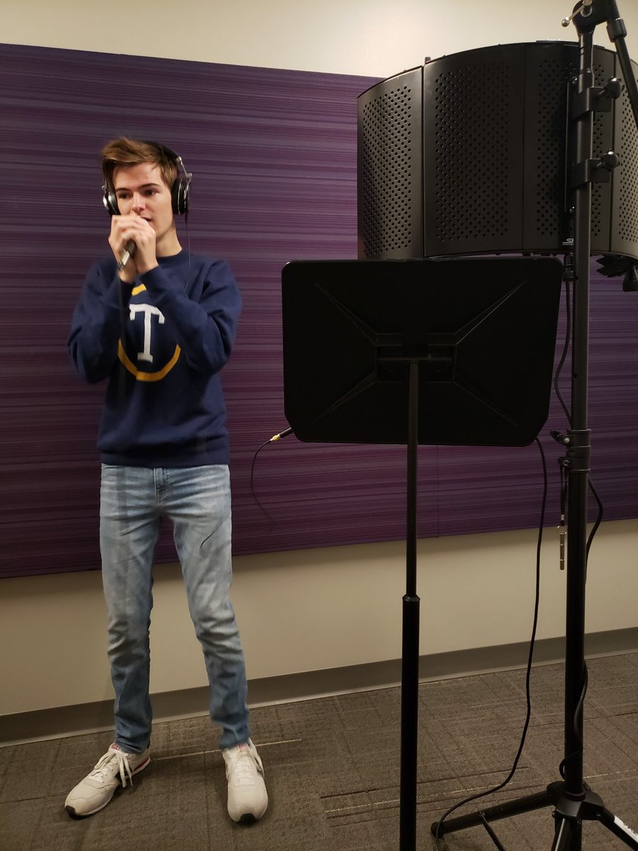 TMAcappella's tweet photo. Ope, is that... Is that a True Men ALBUM being recorded? It is! Get hyped, it's gonna be a good one! (not to toot our own horn or anything 🎺) https://t.co/FLZEM9ylOY
