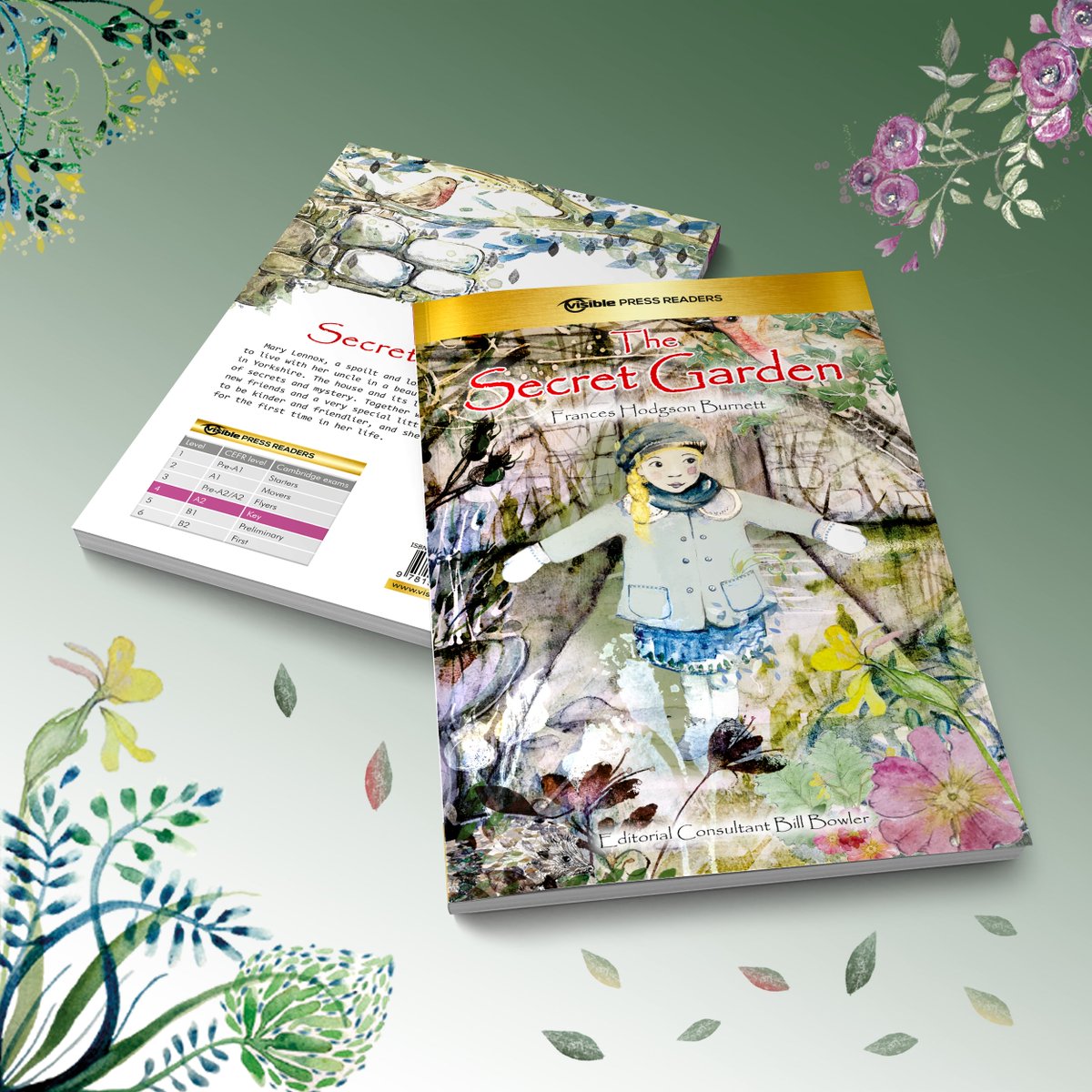 Visible_Press's tweet photo. Mary Lennox, a spoilt and lonely little girl, is sent to live with her uncle in a beautiful, big, old house in Yorkshire. The house and its large garden are full of secrets and mystery. 
🌍 https://t.co/4LMukX8Tes 
#visiblepress #thesecretgarden #francishodgsonburnett #billbowler https://t.co/fqQWVJBTR5