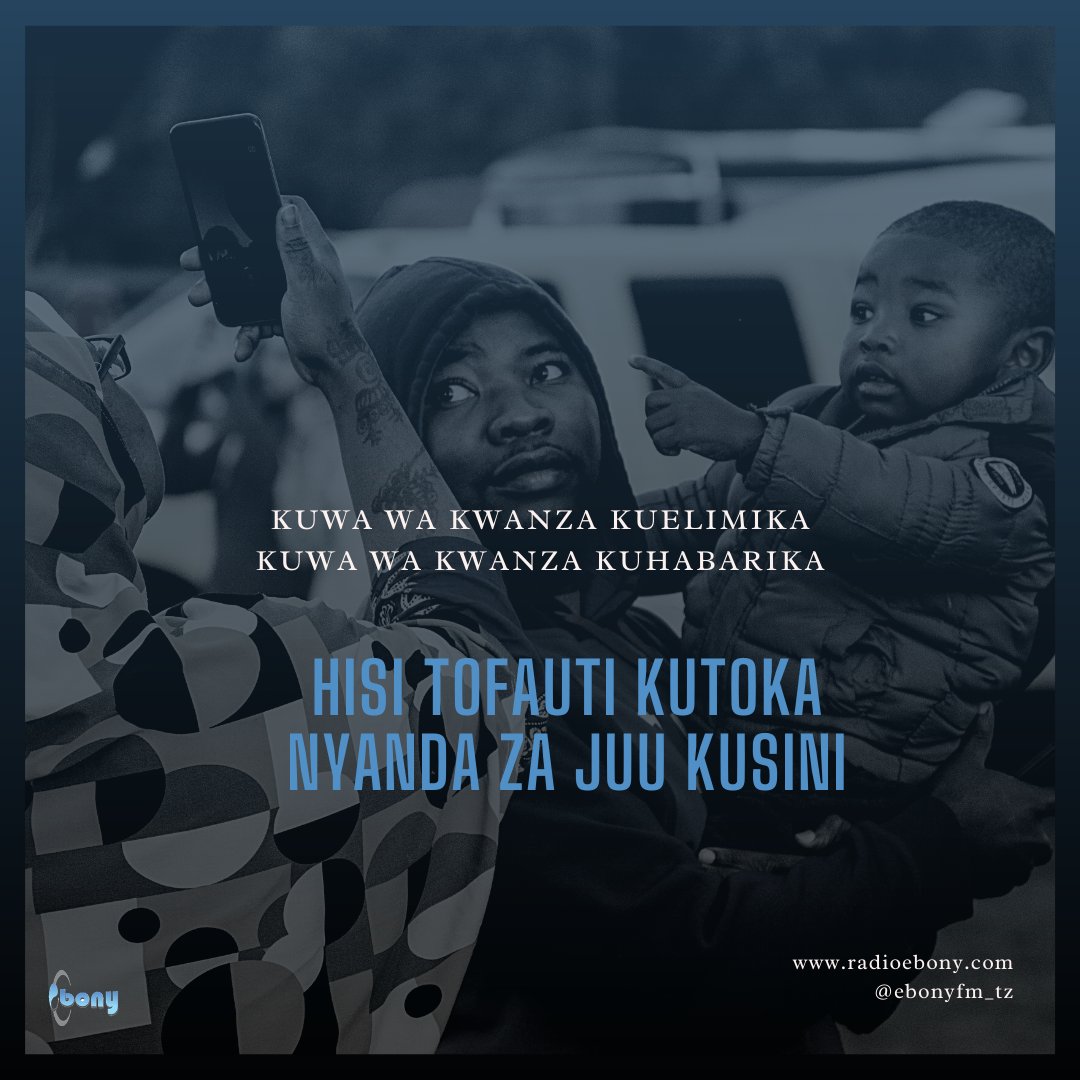 KWA ELIMU, BURUDANI NA TAARIFA MBALIMBALI DUNIANI KOTE, UNGANA NA FAMILIA KUBWA KUTOKA NYANDA ZA JUU KUSINI MWA TANZANIA.

Tune In to
🔹88.1 Iringa
🔹106.9 Dar Es Salaam
🔹91.9 Mafinga, Nyololo, Makambako na Njombe
🔹94.5 Mbeya na Songwe
#hisitofauti
#we_tell_the_story_better