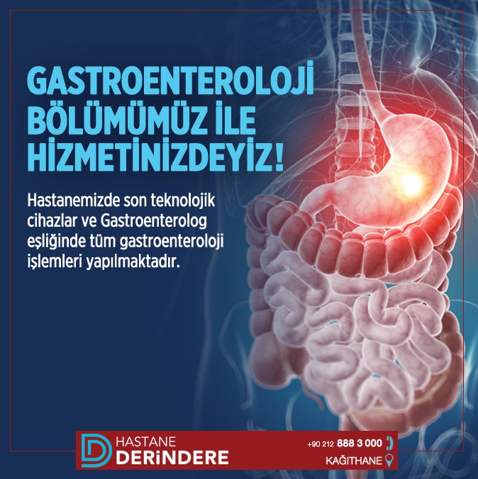 Gastroenteroloji bölümümüz ile hizmetinizdeyiz!
Hastanemizde son teknolojik cihazlar ve gastroenterolog eşliğinde tüm gastoenteroloji işlemleri yapılmaktadır.
#gastroenteroloji #hastanederindere
