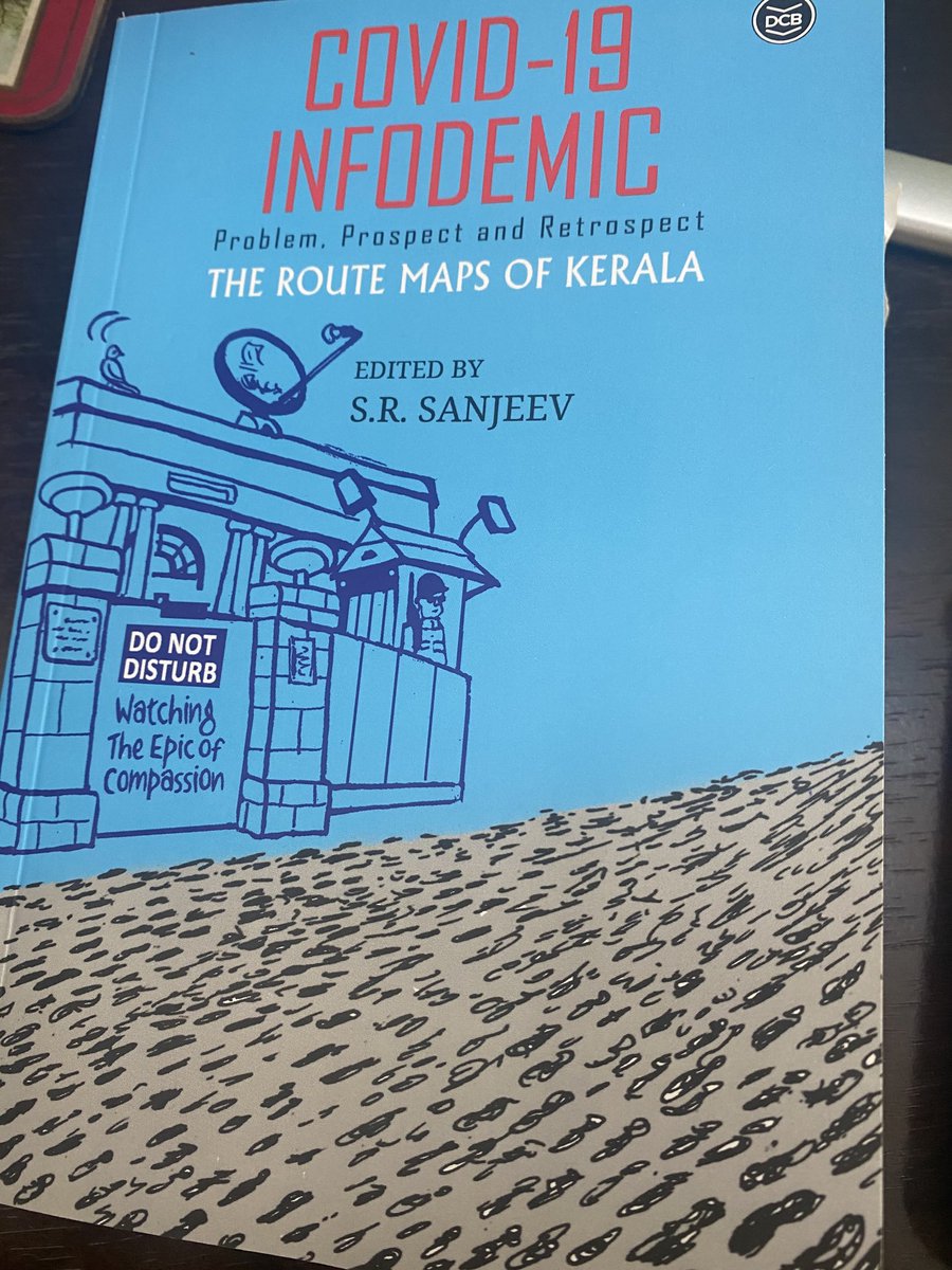 ShashiTharoor's tweet photo. Enjoyed speaking on&amp; receiving the first copy of a new book on the #COVID19 “Infodemic”. If you don’t read the stuff out there about the pandemic, you’re uninformed, but if you read it all, you’re misinformed!This is a very good study on the role of information, by media experts. https://t.co/IDouREx0VP