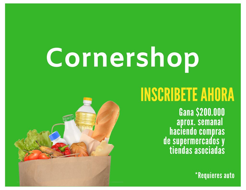 CodigosChile's tweet image. 🇨🇱 CHILE - ¿Estás buscando trabajo y tienes auto?
¡Inscríbete en Cornershop y empieza a generar ingresos!
cornershopapp.com/sh/oytzh4ejd

#sonarinformativo #5deoctubre
#FueraFiscalChong Cadem Longueira Jadue Beatriz Sánchez
#Bienvenidos13 #muchogustomega #contigochv