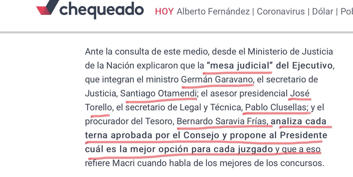 ¿Que hizo Macri? Juntó a su “mesa judicial”, esa que dicen ahora que no existió nunca, y estos le recomendaron elegir al tercero de la lista, Hernan Gonçalves Figueiredo. Los meritócratas no eligieron a la mejor.
