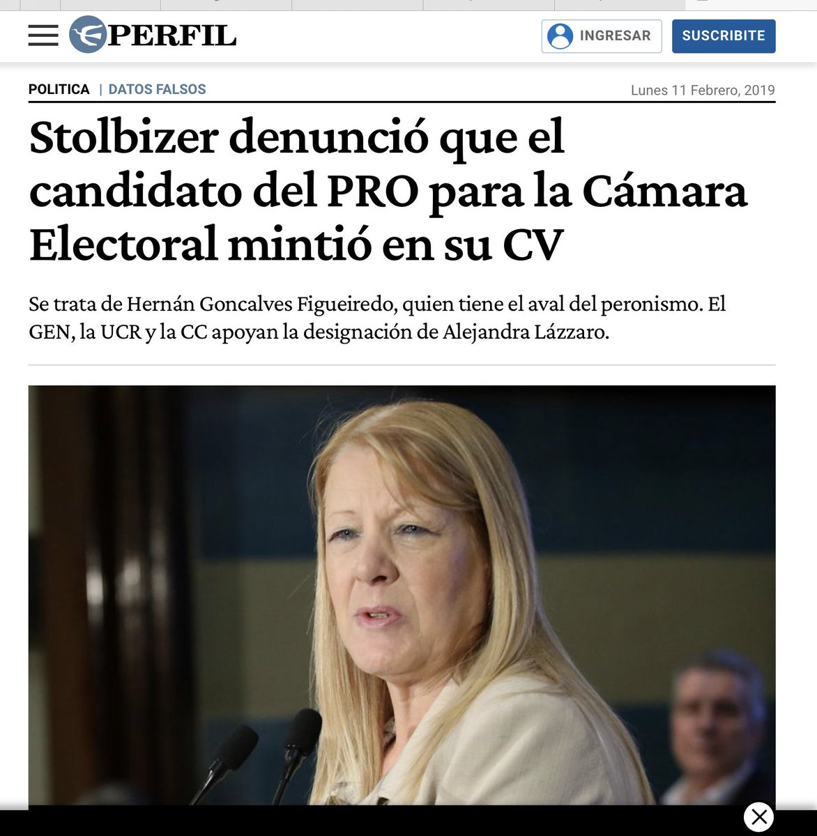 Otros medios se sumaron a la campaña por Lázzaro. Consiguieron el apoyo de Stolbizer y a Carrio. Y de la periodista militante Silvia Mercado.