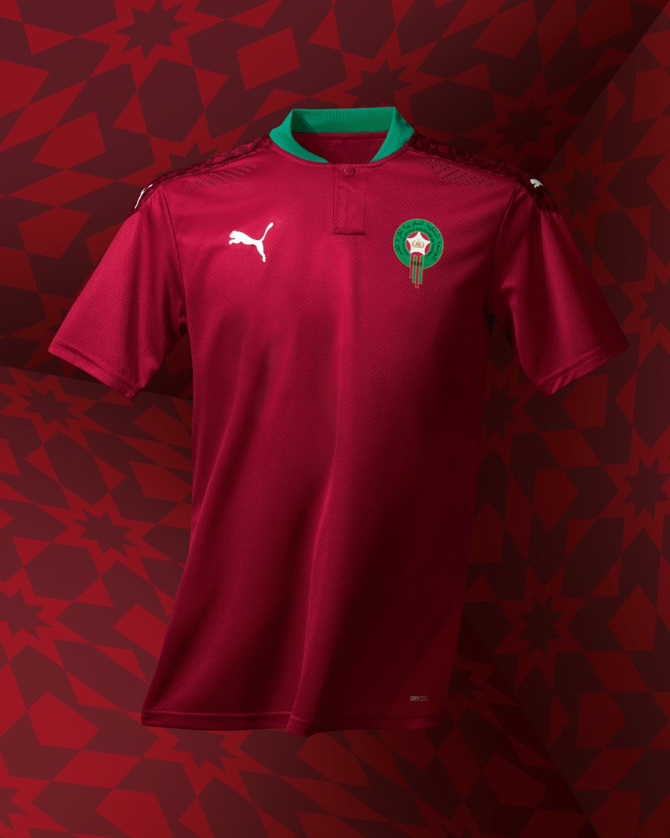 ActuFoot_'s tweet image. Puma dévoile les nouveaux maillots domicile et extérieur du Maroc. 🇲🇦