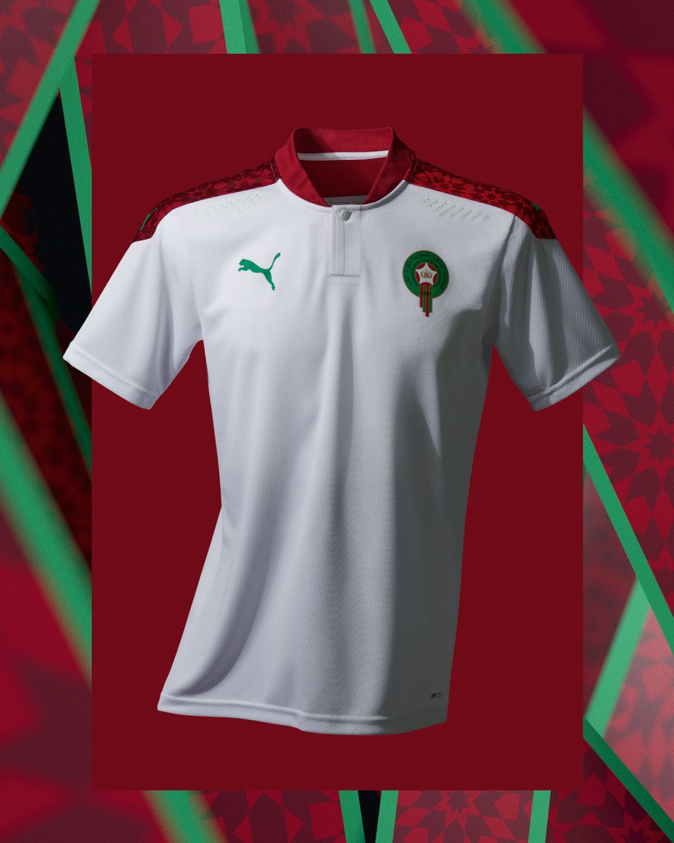 ActuFoot_'s tweet image. Puma dévoile les nouveaux maillots domicile et extérieur du Maroc. 🇲🇦