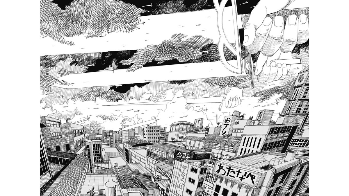 チェンソーマン 、ファイアパンチの藤本タツキ先生の見開きが好き