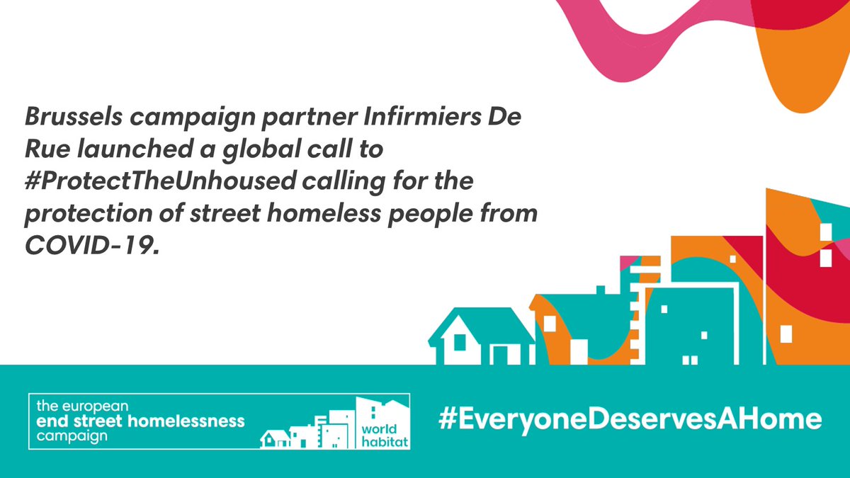 Early in the pandemic, <a href="/KoenIdr/">Koen Infirmiers de rue - Straatverplegers</a> <a href="/400Toits_Daken/">400 Toits</a> called for #COVID19 testing for homeless people - read more about their Call for Action to #ProtectTheUnhoused in #Brussels bit.ly/2V9FNKL #EveryoneDeservesAHome #WorldHomelessDay