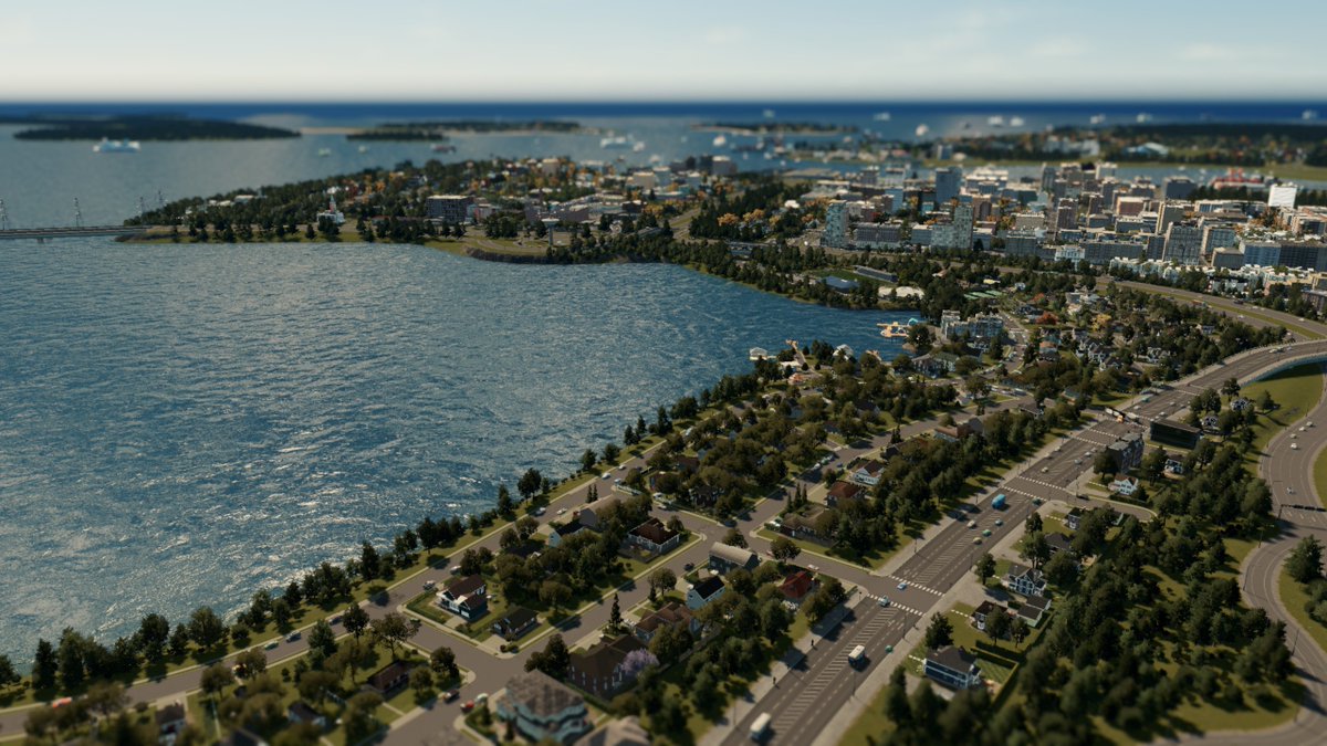 Cities Skylines Did You Know Waterfront Properties Have Higher Land Value Like In Real Life A Look Over The Suburbs Of Portland By Stewenergy T Co Se99nhpoyy