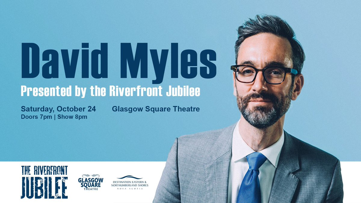 JUST IN: The #RiverfrontJubilee presents <a href="/mylesdavid/">David Myles</a>, on Sat. Oct. 24 at <a href="/Glasgow_Square/">Glasgow Square Theatre</a>. Tickets are just $45!