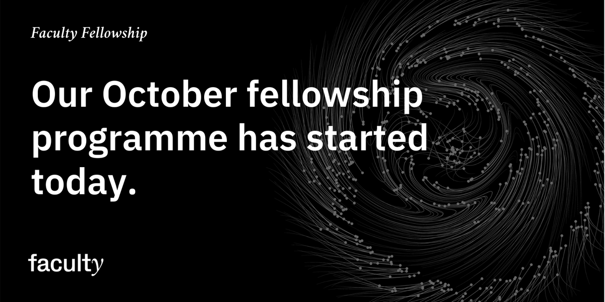 faculty_ai's tweet image. The Faculty Fellowship helps #STEM students transition into #datascience roles. Are you considering a career in data science? We’re still accepting applications for the January 2021 programme. Apply by 22 October at 8 pm (BST): hubs.ly/H0xpCsz0  #datasciencefellowship
