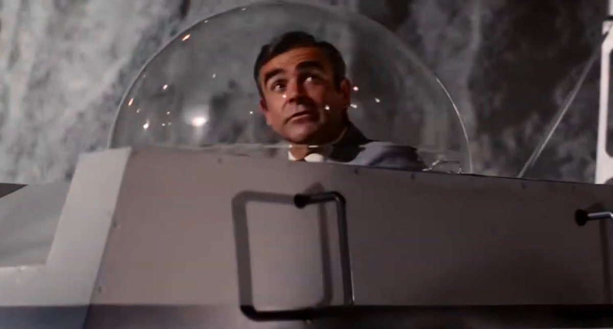 In between takes on Diamonds Are Forever, Sean Connery would don an eyepatch, drive the Moon buggy around the set and start yelling “Arghhh! I’m a space pirate! Give me all your space treasure!” The cast and crew found it highly amusing.