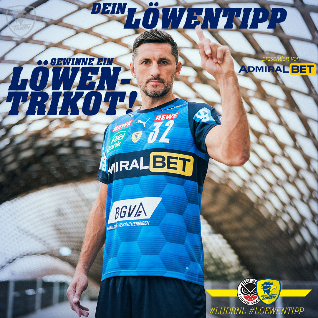 RNLoewen's tweet photo. Keine Zeit zum Durchschnaufen, es geht direkt weiter: Derby in Ludwigshafen!
Zeit für eure Tipps: Wie geht's aus?
Twittert euren Ergebnistipp bis Spielbeginn mit #Loewentipp. Unter allen richtigen Tipps verlost @AdmiralBet ein Löwen-Auswärtstrikot. Viel Glück!
#rnl #LUDRNL https://t.co/NhYQ7qpccu