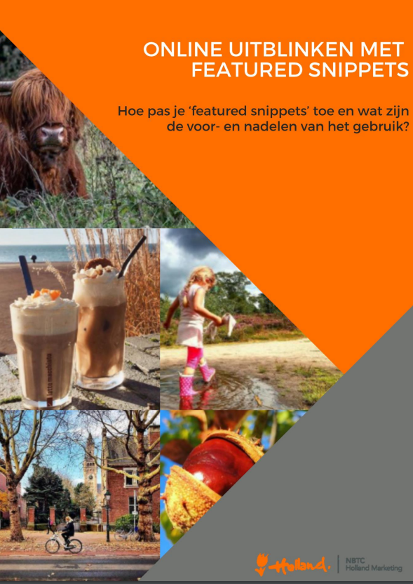 Naast de inzichten die <a href="/NBTC/">NBTC Nederlands Bureau voor Toerisme & Congressen</a> deelt over #toerisme, delen we ook kennis op andere vlakken. Zo geven we advies over het verbeteren van de online #zichtbaarheid door middel van zogenaamde #featuredsnippets. Lees onze bevindingen: bit.ly/2SpzqC2