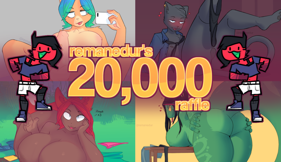 remanedur's tweet photo. 🎨RAFFLE TIME!!!🎨

raffling for 3 winners! one fullbody, full rendered, and two halfbody flatcolors:

to enter:
- be following me!
- retweet this post!
- reply with references of your oc/sona!

ends in 2 weeks (oct. 19th)!

good luck!!! https://t.co/rSQBSH1pMA