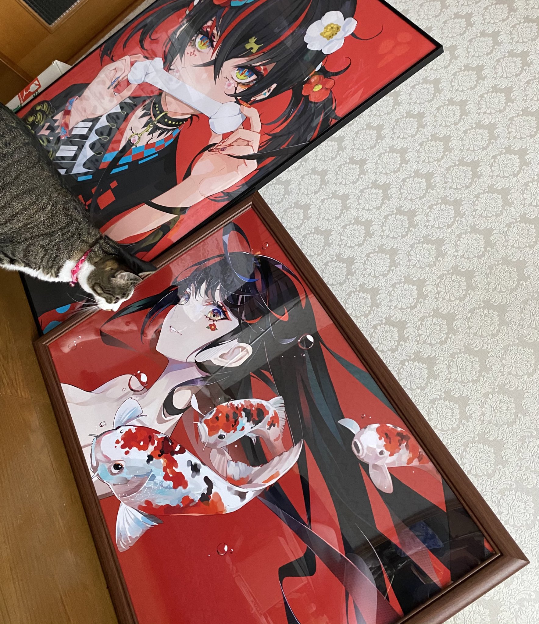 Yurin 私の家にも届きました 冗談でなく本気で涙しながら見た作品が 手元に 和風の神様です 本当に 心震わせられます モチベがぐんぐん上がりました ありがとうございます パスケースも愛用してます Lam先生の直筆サイン 楽しみすぎる