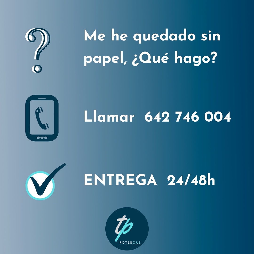 🔹️¿Necesita papel?

📞 Llámenos

#rotercas #papeltérmico