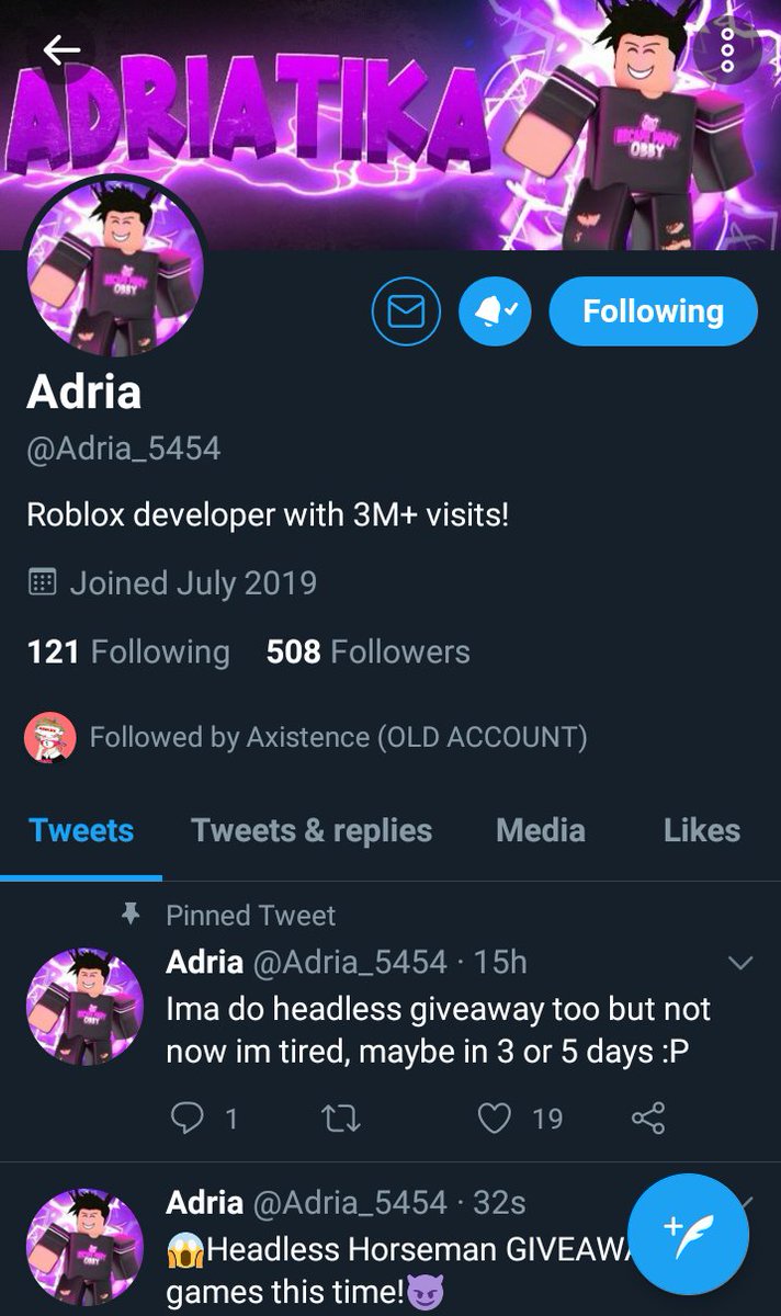 Adria On Twitter Headless Horseman Giveaway No Games This Time How To Enter Like Retweet Follow Me Join My Discord Winners Will Be Announced There Https T Co J0fs87zvtb Robloxgiveaways Robuxgiveaway Headlesshorseman Roblox - headless horseman roblox 2019