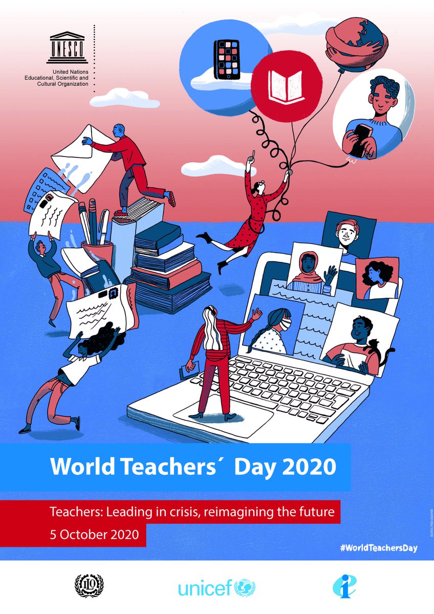 UNESCO's International World Teachers' Day

This year's theme is "Teachers: Leading in crisis, reimagining the future." 
We want to take this opportunity to thank and recognise all our extraordinary drama educators who truly reflect this year's theme. 

Happy World Teachers' Day!