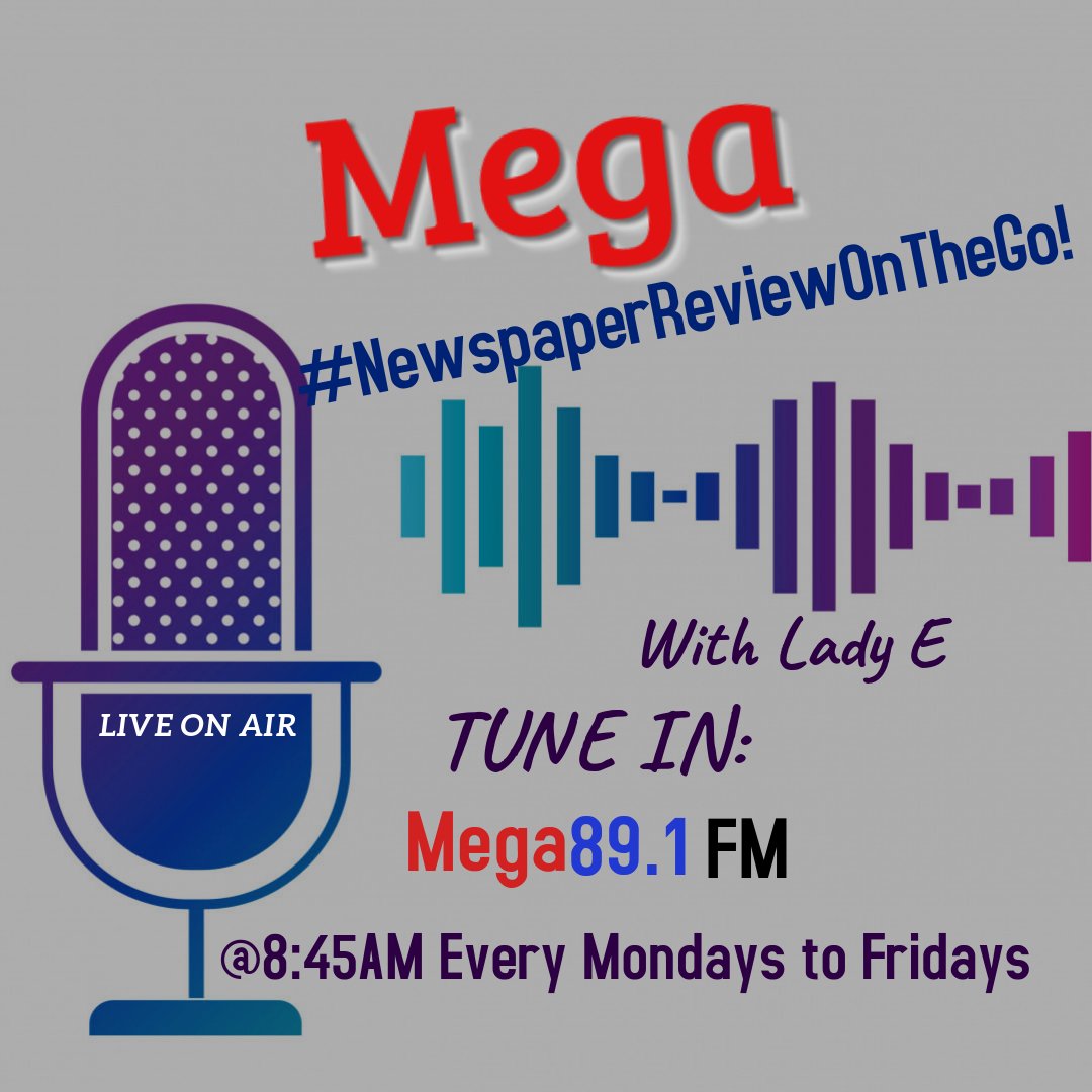 Special #PaperReviewOnTheGo from the <a href="/NGRPresident/">Presidency Nigeria</a> with SSA to President Muhammadu Buhari <a href="/AjuriNgelale/">Ajuri Ngelale</a> as we review the #SurvivalFundNG #FSARS dissecting the issues on ban of #sarsbrutality &amp; #FakeNews propagation in the face of powerlessness on <a href="/mega891fm/">Mega FM 89.1 Warri</a>