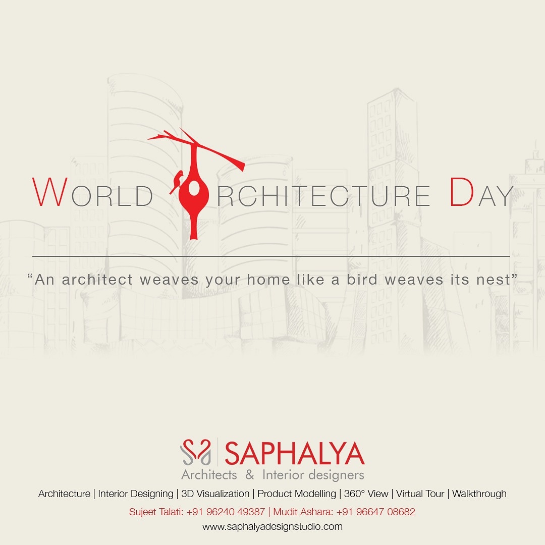 #worldarchitectureday #architecture #arch #architecturedesign #architectofinsta #architectday #architectdaily #archdaily #architectsofahmedabad #architectsofindia #architectsofgujarat