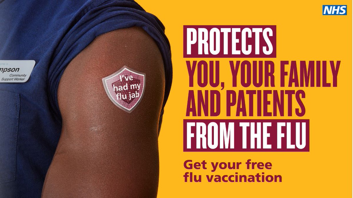 NHS England (@nhsengland) on Twitter photo This year, it's more important than ever for frontline staff to protect themselves and others against #flu.
If you work in the NHS, make sure you get your free annual flu jab. 💉 👩⚕ This year, it's more important than ever for frontline staff to protect themselves and others against #flu.
If you work in the NHS, make sure you get your free annual flu jab. 💉 👩⚕