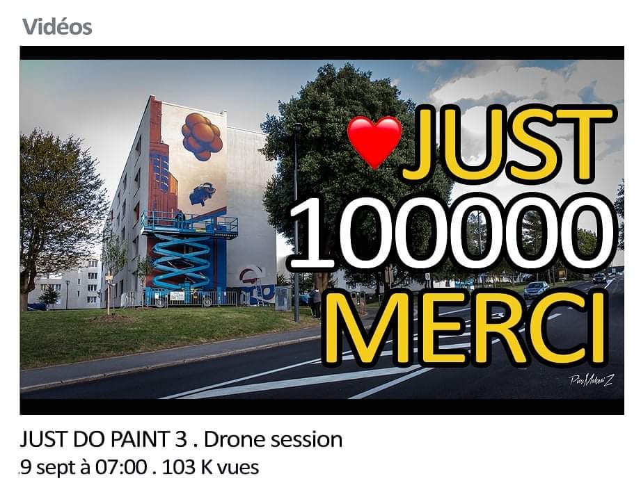 ☀️☀️😍
Pas besoin de faire de long discours !!
Pour 100000 vues ...
Alors JUST 100000 MERCI ! 
facebook.com/justdopaintfes…
#justmerci #justdopaint