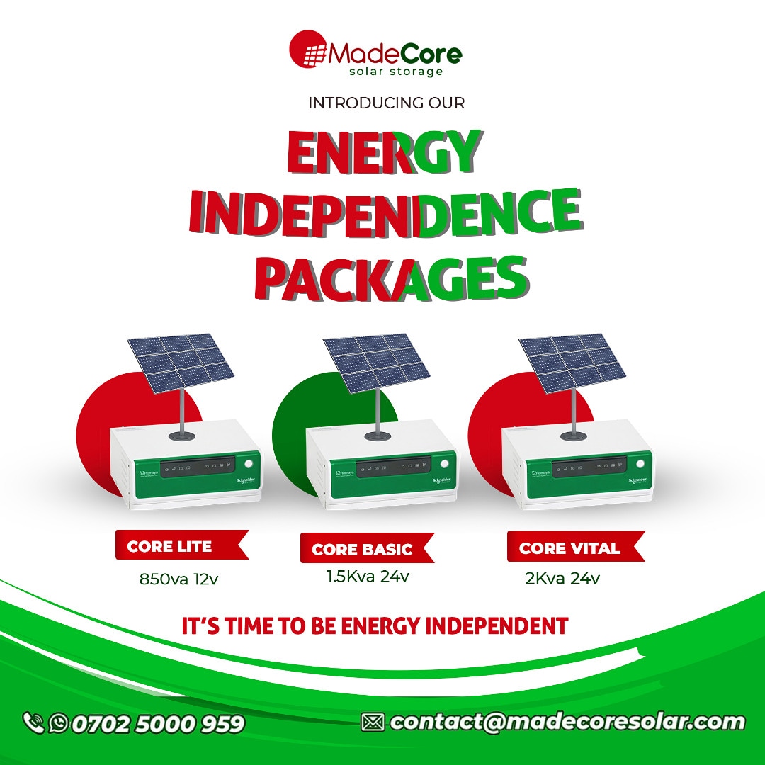 Oluwato44106562's tweet photo. π’π’π’NEW PRODUCT LAUNCH ALERT!!!
You asked; we listened. We are excited to announce the #Launching of the most economical and ecological #EnergyIndependence #Madecore packages.
CORE-LITE || CORE-BASIC || CORE-VITAL
Which is capable of generating electricity from Solar,Batteries https://t.co/Tkr8lsmLR8
