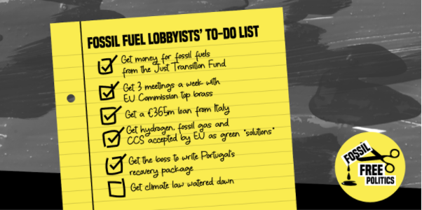 FoodWaterEurope's tweet photo. Revealed: Massive lobbying by #fossilfuels industry during #Covid19
⚠️3 meetings per week with EU Commission top brass
⚠️Bailout money
⚠️Support for #ClimateDamaging technologies
⚠️Weaker environmental standards
We need #FossilFreePolitics!
#EUClimateLaw
https://t.co/oDw81ae8QU https://t.co/DtP9A8vouX