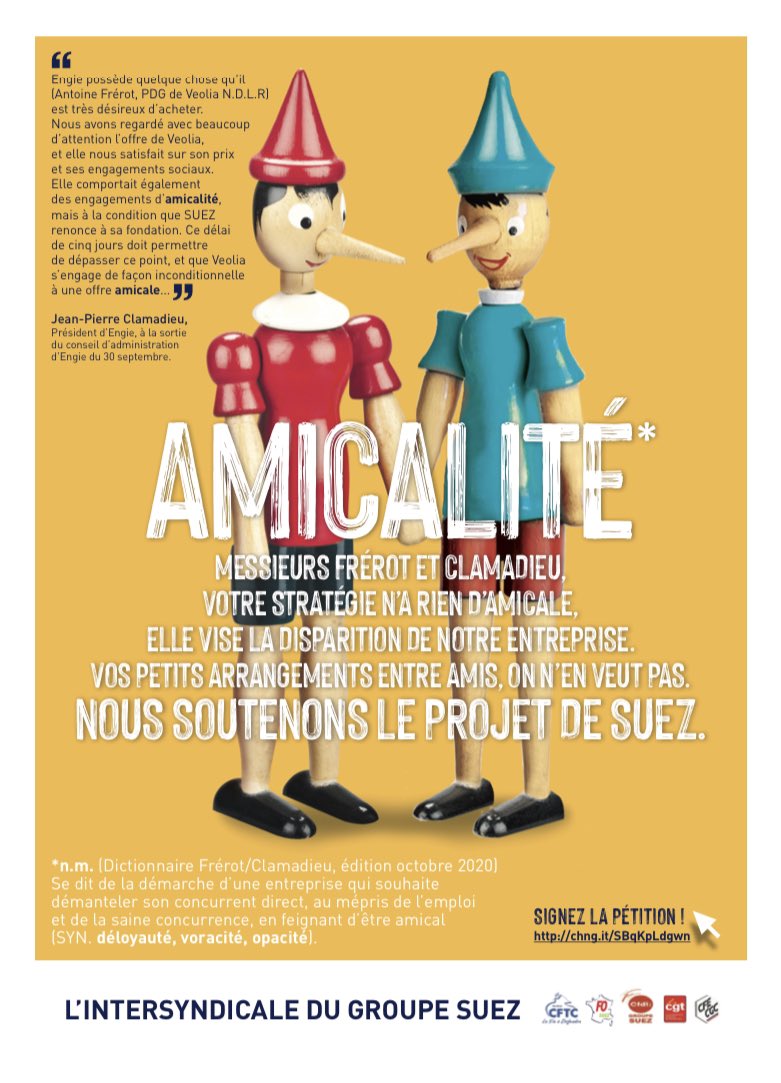 CFTCEngie's tweet photo. Soutenons SUEZ : pour signer la pétition, cliquez ci-dessous 👉 https://t.co/RqKl3iUkYe

#Suez #Veolia #Engie #syndicats  #Cftc #Energie #Petition #Emploi https://t.co/XXxtZKCUEW