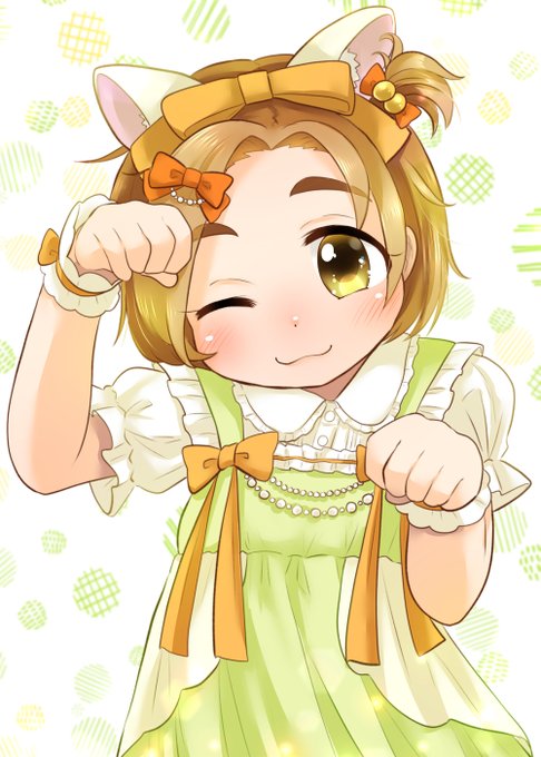 「green dress hair bow」 illustration images(Latest)｜21pages
